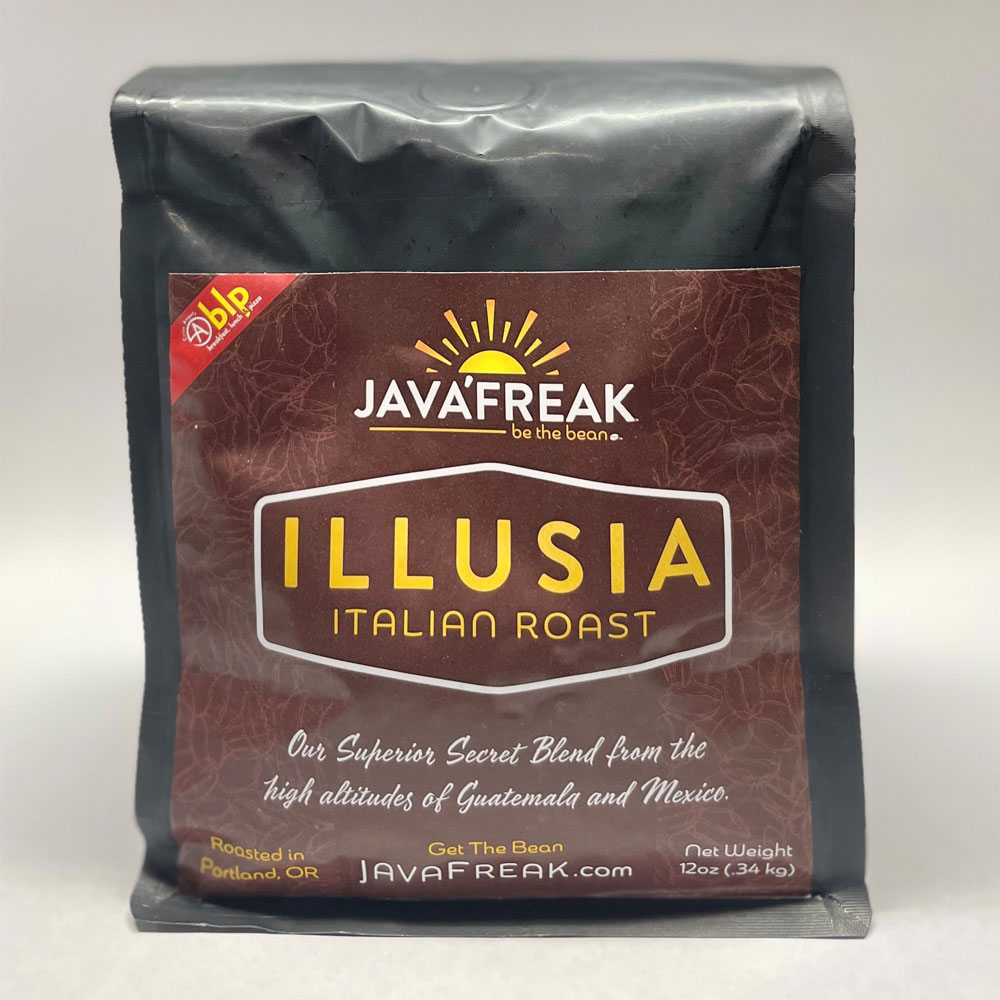 JAVA'FREAK ILLUSIA ITALIAN ROAST 12oz.